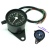 Mini Tacho Tachometer schwarz mit Kontrollleuchten | Motorrad | Harley | Fighter | Chopper | Custom | K=1,4