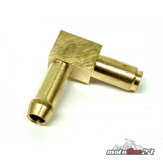 Fuel Inlet Fitting Full Brass CV-Carb | Big Twin 76-78 | Big Twin, TwinCam B 81-06 | Sportster XL 88-06