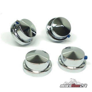 Kryakyn chrome Cylinder Head Bolt Cover Set | Harley-Davidson Modelle from 86 | 4 pieces | K8106